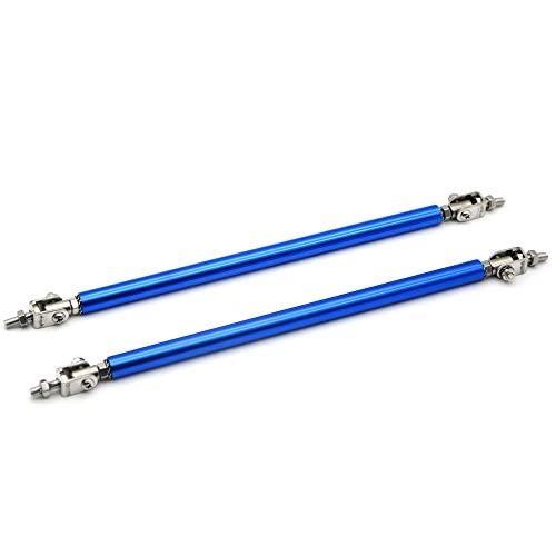 Riloer Barra di protezione paraurti per auto, barra di separazione regolabile, barra di supporto per labbro paraurti anteriore e posteriore, barra di supporto per modifiche auto