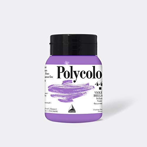 Peinture vinyle Maimeri violet brillant 500 ml pour opacité maximale