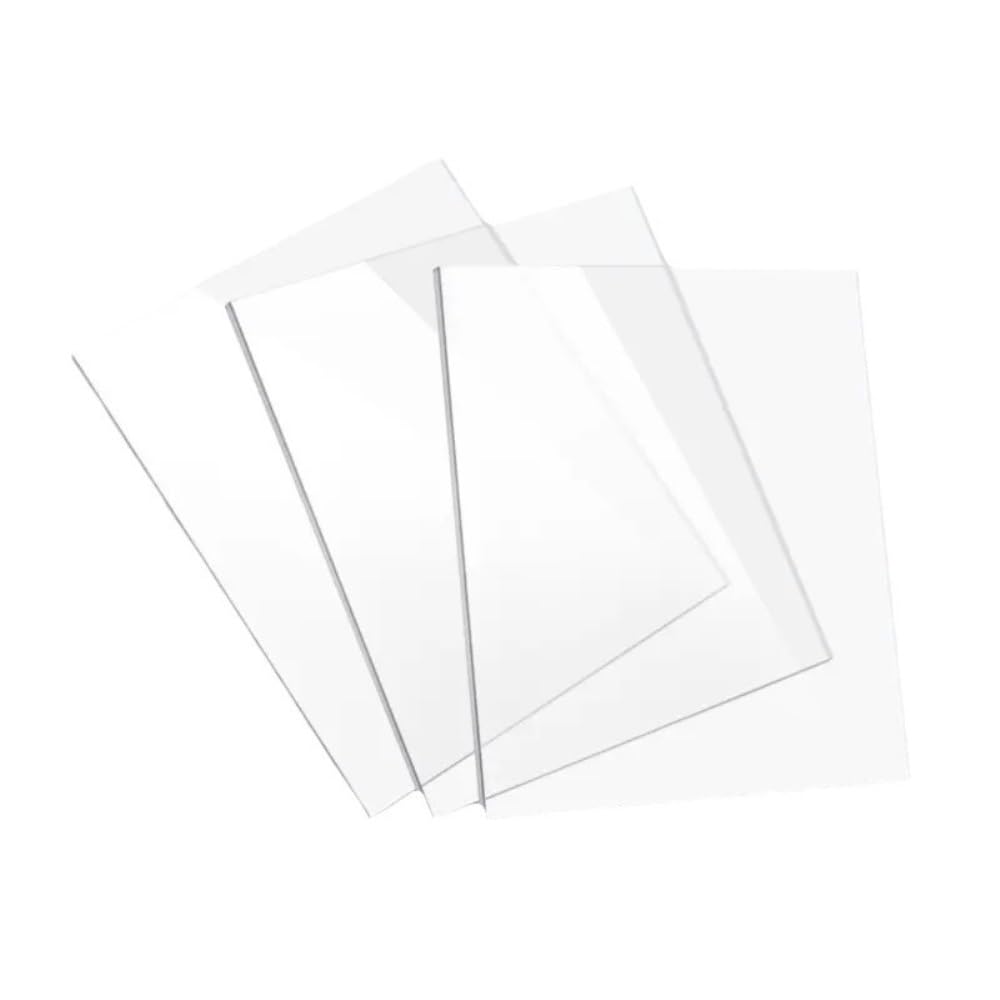 Hoja acrílica de bricolaje 2 uds hoja acrílica 100 200 300mm de plástico metacrilato transparente hojas acetato en bIanc0 for manualidades(12MM*250 * 250MM)