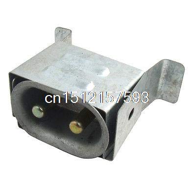 Lilianos Electric Heater Replacement 2 Pin Metal Shell High Temperature Plug AC 220V