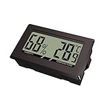 LCD Digitales Thermograph | LCD Temperaturmonitor Luftfeuchtemonitor | Sofort ablesbare Mini...