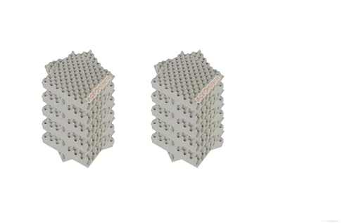 20 Paquetes de Paneles Acústicos de Espuma Convolucionada Gris tipo huevo para insonorización de estudiosDiseño DIY Aislante Acústico 9.8" x 9.8" x 1.2" AP1052 miniatura 1