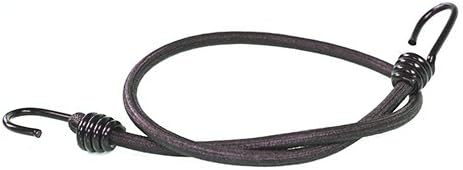 10 Double Expander Rope Spiral Hook 800 mm 8 mm Black Expander with Metal Hooks/Metal Hooks/Hook Rope Luggage Bicycle Rubber Bands/Elastic Luggage Straps | Resistance Stretch with Carabiner | Rubber Spanns Ropes | Bicycle Rubber/Luggage Straps/