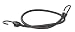 Produktbild 10 Expanderseile mit 2 Spiralhaken 800 mm schwarz 10mm | Universal Gepäckspanner | Gepäckbänder | Motorrad | Anhänger | Gepäckhaltegummi | Transportsicherung | Gummispanngurt | Spanngurte mit Sicherheitshaken | Expandergummi mit 2 Sicherheitshaken | Metallhaken