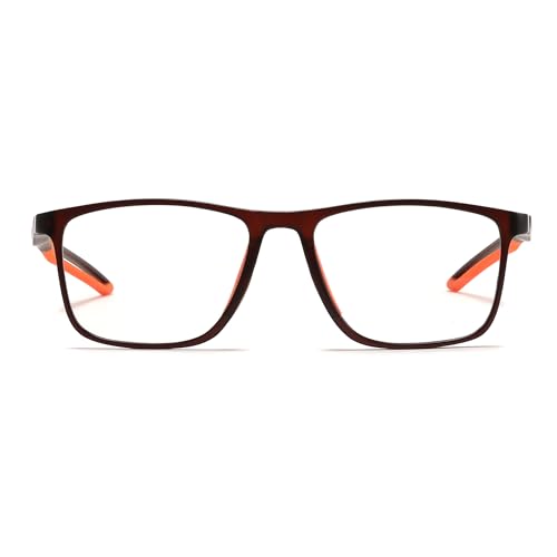 Image of FEISEDY Blue Light Glasses for Women Men TR90 Sports Ultra-Light Glasses Anti Glare UV Protection B0109