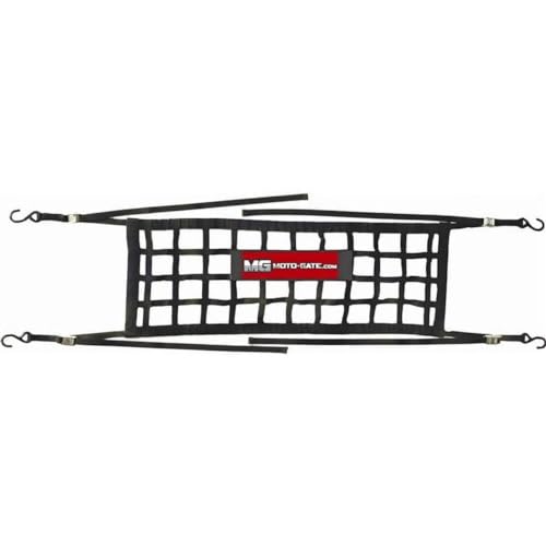 SetWear Moto-Gate Universal Adjustable Truck Tailgate Cargo Net, Black