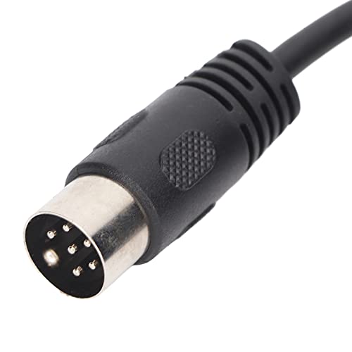 Hosi Large Din Extension Cable, Stable Signal Standard Plug 6 Pin Din Cable Flexible Male To Male Pvc Wire For Computer Peripherals (3 Meters / 9.8Ft) #TOP7