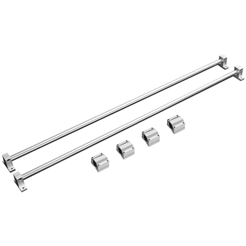 Vevor SC20UU20X1000MM Linear Rail Slide Sfc20-1000Mm 2 Pcs 39.4 In/1000Mm Sfc20 Guide Rails 4 Pcs Sc20 Slide Blocks 4 Pcs Rail Supports Linear Rails And Bearings Kit thumb #9