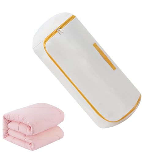 Bolsa porta edredones | Organizador de compresión y gran capacidad | Organizador ultra compacto – para dormitorio, hogar, armario, y para guardar mantas, edredones, almohadas,