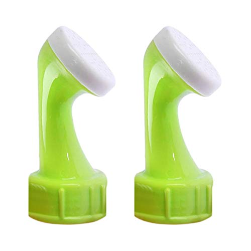 boogift Bottle Top Waterers, 2 Pcs Plant Watering Spike Sprinkler PVC Plastic GB Nozzle Sprinkler Head Garden Vegetables Automatic Irrigation for Plants in the Pots