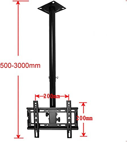 Support TV plafond réglable pour écran LED Plasma 14 à 32 pouces max 40kg