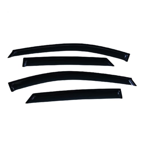 Déflecteurs de vent pour Hyundai IX35 2010-2015 - Visières de portes noires