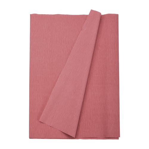Image of MECCANIXITY Crepe Paper Roll 8.2ft Long 13 Inch Wide for Wedding Ceremony Various Large Festivals Decoration, Deep Red