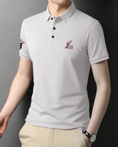 Image of Noble Monk Men's Cotton Blend Regular Fit Polo T-Shirt