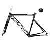 700C Fixed Gear Bike Frameset 52cm 55cm Aluminum Alloy Track Bike Frame Quick Release 100mm/120mm C Brake Single Speed Frames