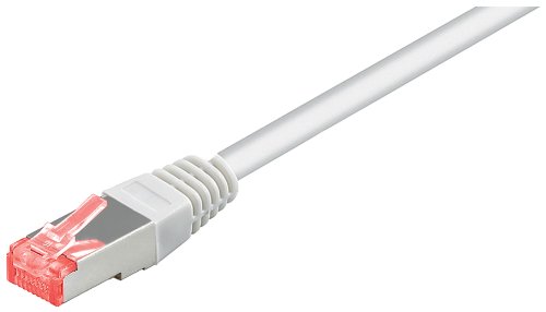 Preisvergleich Produktbild Wentronic CAT6 SSTP Netzwerkkabel (2x RJ45, 2m) weiß