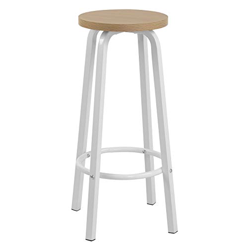 Tabouret de cuisine lot de 2 pour manger confortablement surélevé - 6