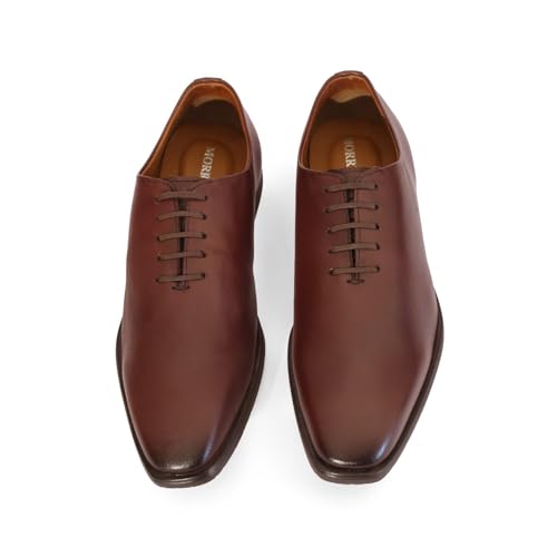 Image of ''Premium Men's Leather Lace Ups for Office & Casual Wear | Lightweight Comfort Sole | Handcrafted Stylish Shoes for Everyday Use inch