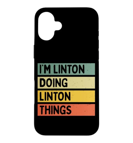 I'm Linton Doing Linton Things �ʔ������� �X�}�z�P�[�X iPhone 16 Plus �p