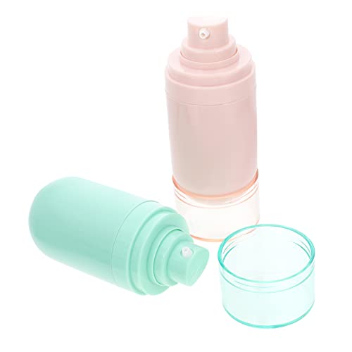 PATKAW 2 Piezas Botella De Loción Boquilla Dispensador De Espuma Jarabe Líquido Botella De Agua Botellas De Viaje Brillo Automático Agente De Mudanzas Botellas De Jabón con Bomba Abs