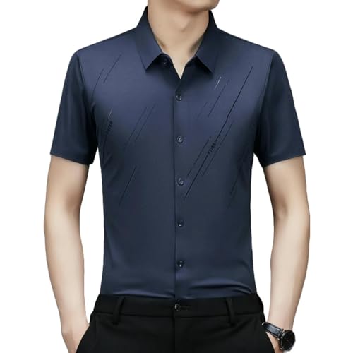 Chemise manches courtes homme sans couture ultra légère et respirante