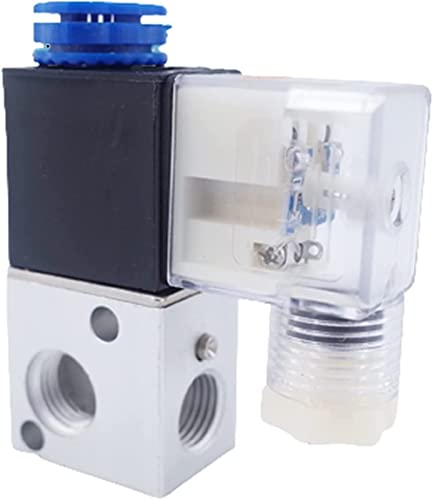 Électrovanne pneumatique en aluminium 3 voies commande de gaz micro vanne 110v
