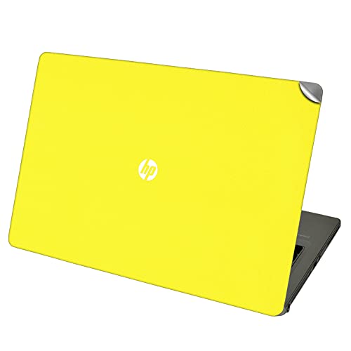 Image of GADGETS WRAP Premium Vinyl Laptop Decal Top Only Compatible with HP Elitebook Folio 9480M - Yellow Matte