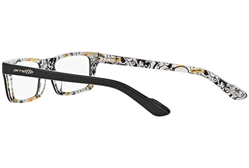Image of ARNETTE Lo-Fi AN7060-1119 Eyeglasses TOP BLACK /FANTASY Frame 47mm w /Clear Demo Lens