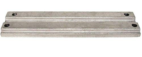 GLM Aluminum Transom Plate Bar Anode for Mercury Outboards 40-300 Hp, Replaces 43396A2, 818298, 818298Q1, 18-6249
