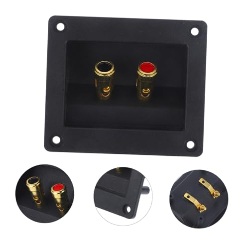 Conexión firme de audio con la caja de conexiones de terminales de altavoz de 2 vías 4