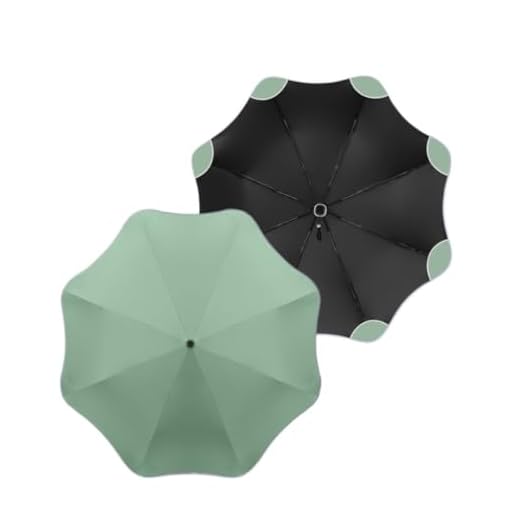 CHAWLB Solid Color Folding Umbrella