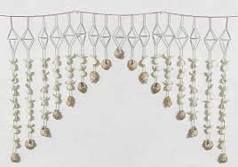 Vaibhav Handmade Sea Shells Door Hanging (White)