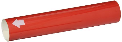 Marqueur de tuyau Brady anti-décollage pour conduits de 3,8 à 6,3 cm