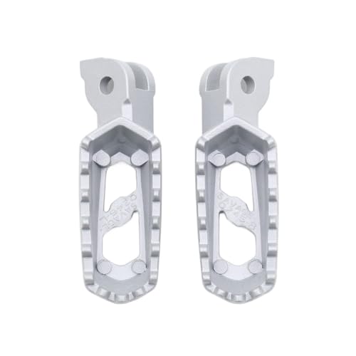 Repose-pieds arrière en aluminium pour Ducati Desert X et Rally 2022-2025 coloris argent