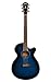 Ibanez AEG10II Cutaway Acoustic-Electric Guitar Transparent Blue Burst