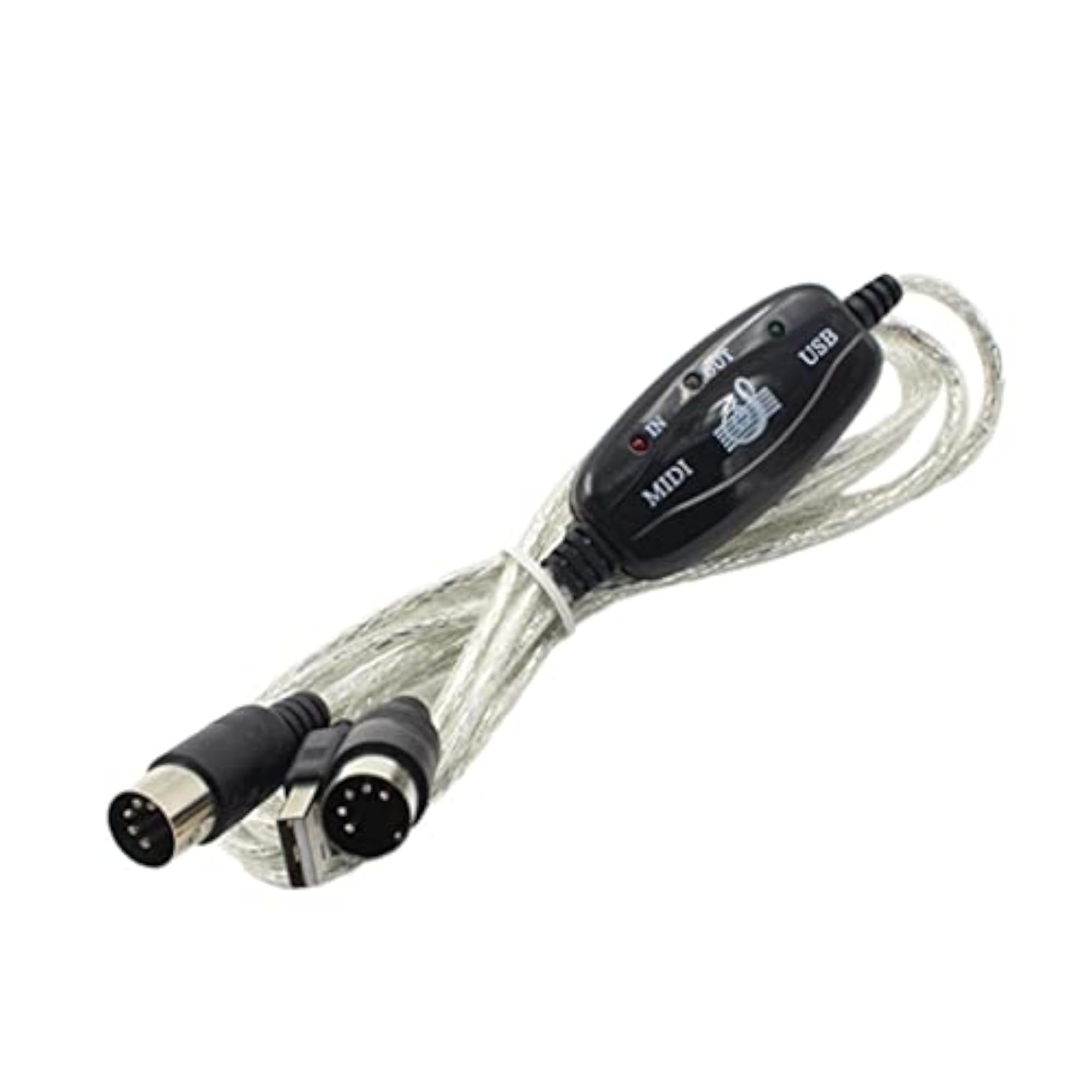 USB MIDI Cable Interface for Keyboard