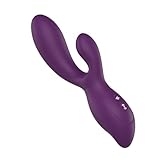 Vibrator Dildo Vibratoren Leise und Stark Klitoris mit 3+10 Vibrationsmodi Klitoris Sexspielzeug für Frauen Paar Erotik Dildo,Purple