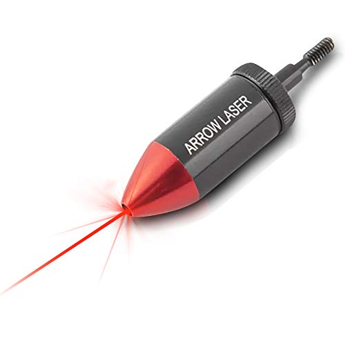 Asher Arrow Laser Sight â€“ Tactical Archery Bore Sight Red Dot Laser for Compound Bow, Crossbow â€“ Boresighter Sight Tool for Target Shooting, Hunting, Bore Sighter