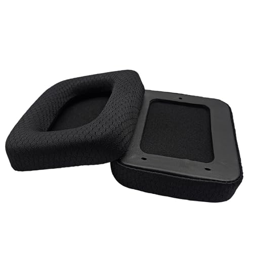 Almohadillas de fijación para auriculares, almohadillas de piel de proteína y espuma viscoelástica sobre almohadillas para auriculares