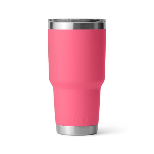 Image of YETI Rambler 30 oz Tumbler, Stainless Steel, Vacuum Insulated with MagSlider Lid, Tropical Pink
