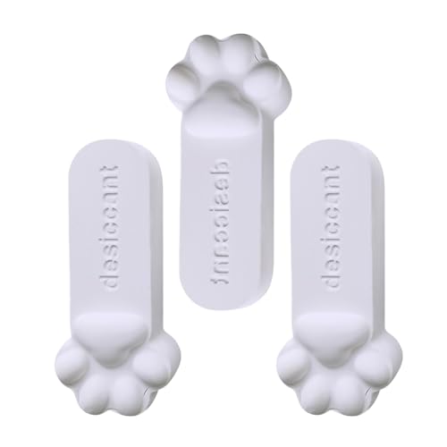 Barra Absorbente de Humedad - Absorbe Humedad de Golosinas para Cachorros - 3 Unidades de de Diatomita Portátil para Secar Comida en Hogar, Cocina y Entorno Doméstico