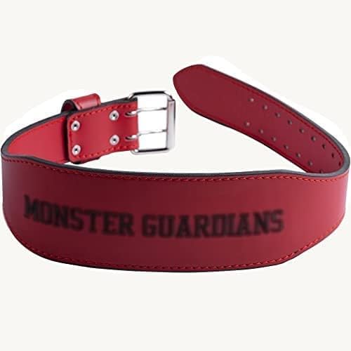 Ceinture de fitness rouge 70-92cm pour stabiliser le soulevé de terre et le squat