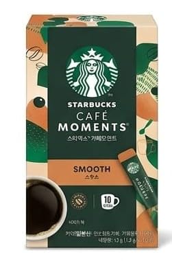 Starbucks Café Moments Smooth Instant Coffee, Black Coffee, Powder Form, 10 Stick Packs, BY FEBORA FOODS, 12g-image-25