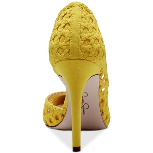 Jessica Simpson Womens Paimee Faux Leather Pointed Toe D'Orsay Heels4