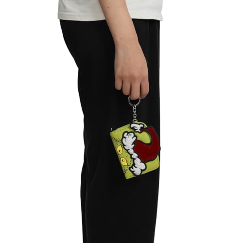 Bioworld Grinch 3D Face Zip Around Women's Wallet3