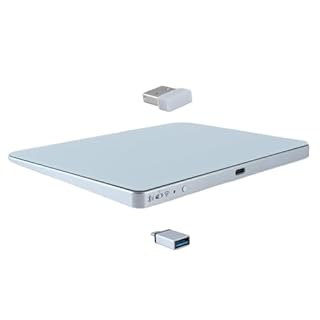 Gurtt Trackpad con ricevitore USB 2.4G per superficie multi-touch, trackpad ad alta precisione, mouse touchpad multi-gesture compatibile con PC desktop 10/11