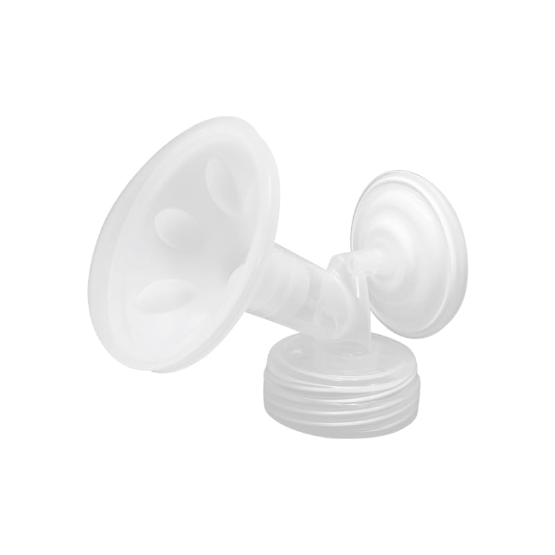 Momlacto 2Pcs Breastpump Flange Cushion for 24mm Shields Flanges Replace Flange Inserts Compatible with Spectra Pump Parts Reduce Nipple Tunnel (19mm)