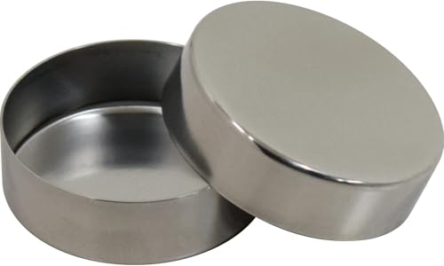 Ursiyama Metal Industry Share Rust-Resistant, 2.4 inches (6 cm), Petri Plate, Stainless Steel, Easy to Clean, Autoclavable, Medical Care Facilities, Health and Science, Made in Japan
