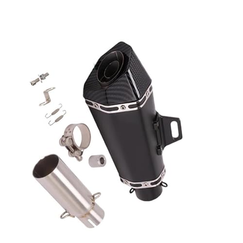 Sistema de escape motocicleta con tubo enlace medio silenciador moto DB Killer Kymco Xciting 400