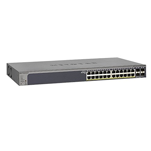Image of Netgear GS728TPP Gigabit Ethernet Smart Managed Pro Switch (Grey)